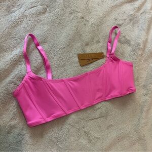SKIMS Corset Bikini Top NWT